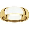 Picture of 14K Gold 5 mm Comfort Fit Light Wedding Band