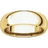 Picture of 14K Gold 6 mm Comfort Fit Light Wedding Band