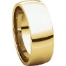 Picture of 14K Gold 7 mm Comfort Fit Light Wedding Band