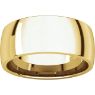 Picture of 14K Gold 8 mm Comfort Fit Light Wedding Band