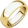 Picture of 14K Gold 6 mm Comfort Fit Heavy Wedding Band