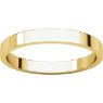 Picture of 14K Gold 2.5 mm Flat Wedding Band