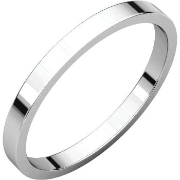 Picture of 14K Gold 2 mm Flat Wedding Band