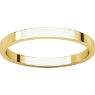 Picture of 14K Gold 2 mm Flat Wedding Band