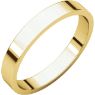 Picture of 14K Gold 3 mm Flat Wedding Band