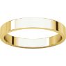 Picture of 14K Gold 3 mm Flat Wedding Band