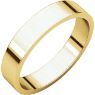 Picture of 14K Gold 4 mm Flat Wedding Band