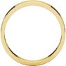 Picture of 14K Gold 4 mm Flat Wedding Band