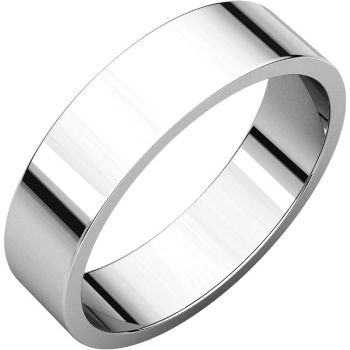 Picture of 14K Gold 5 mm Flat Wedding Band