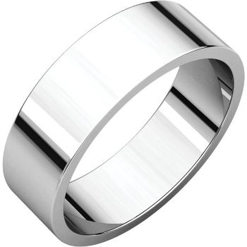 Picture of 14K Gold 6 mm Flat Wedding Band