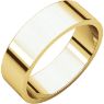 Picture of 14K Gold 6 mm Flat Wedding Band