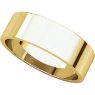Picture of 14K Gold 6 mm Flat Wedding Band