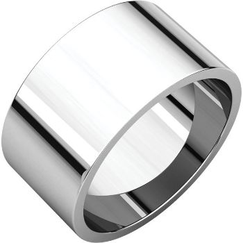 Picture of 14K Gold 10 mm Flat Wedding Band