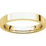 Picture of 14K Gold 3 mm Flat Comfort Fit Band