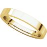 Picture of 14K Gold 3 mm Flat Comfort Fit Band