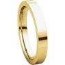 Picture of 14K Gold 3 mm Flat Comfort Fit Band