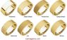 Picture of 14K Gold 4 mm Flat Comfort Fit Band