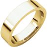 Picture of 14K Gold 5 mm Flat Comfort Fit Band