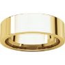 Picture of 14K Gold 6 mm Flat Comfort Fit Band
