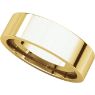 Picture of 14K Gold 6 mm Flat Comfort Fit Band