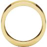 Picture of 14K Gold 8 mm Flat Comfort Fit Band