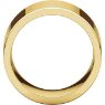 Picture of 14K Gold 12 mm Flat Comfort Fit Band