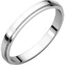 Picture of 14K Gold 2.5 mm Flat Edge Wedding Band