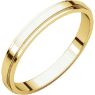 Picture of 14K Gold 2.5 mm Flat Edge Wedding Band