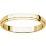 Picture of 14K Gold 2.5 mm Flat Edge Wedding Band