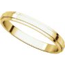 Picture of 14K Gold 2.5 mm Flat Edge Wedding Band