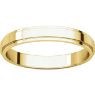 Picture of 14K Gold 3 mm Flat Edge Wedding Band