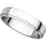 Picture of 14K Gold 4 mm Flat Edge Wedding Band