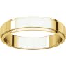 Picture of 14K Gold 4 mm Flat Edge Wedding Band