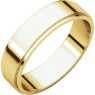 Picture of 14K Gold 5 mm Flat Edge Wedding Band