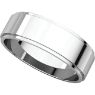 Picture of 14K Gold 6 mm Flat Edge Wedding Band