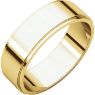 Picture of 14K Gold 6 mm Flat Edge Wedding Band