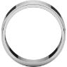 Picture of 14K Gold 8 mm Flat Edge Wedding Band