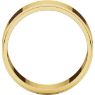 Picture of 14K Gold 8 mm Flat Edge Wedding Band