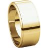 Picture of 14K Gold 8 mm Flat Edge Wedding Band