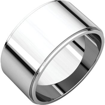Picture of 14K Gold 10 mm Flat Edge Wedding Band