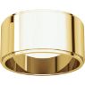 Picture of 14K Gold 10 mm Flat Edge Wedding Band