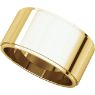 Picture of 14K Gold 10 mm Flat Edge Wedding Band