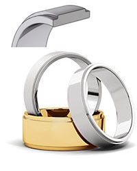 Picture for category Flat Edge Wedding Bands
