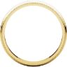 Picture of 14K Gold 2.5 mm Milgrain Wedding Band