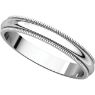 Picture of 14K Gold 3 mm Milgrain Wedding Band