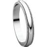 Picture of 14K Gold 3 mm Milgrain Wedding Band