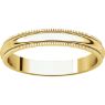 Picture of 14K Gold 3 mm Milgrain Wedding Band