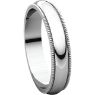 Picture of 14K Gold 4 mm Milgrain Wedding Band