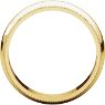 Picture of 14K Gold 5 mm Milgrain Wedding Band