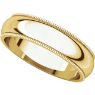 Picture of 14K Gold 5 mm Milgrain Wedding Band